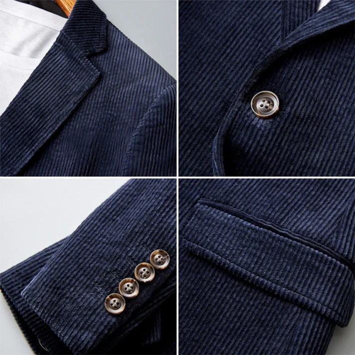 Blazer Chic en Velours Côtelé pour Homme | Victor