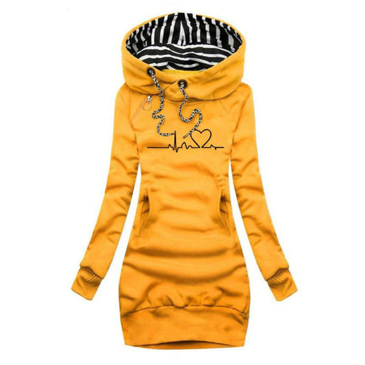 Robe à capuche Salida™ avec imprimé cœur